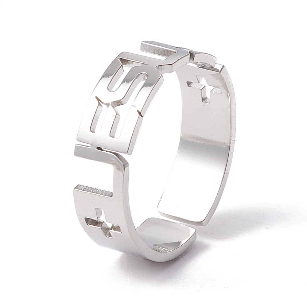 JESUS Cuff Ring