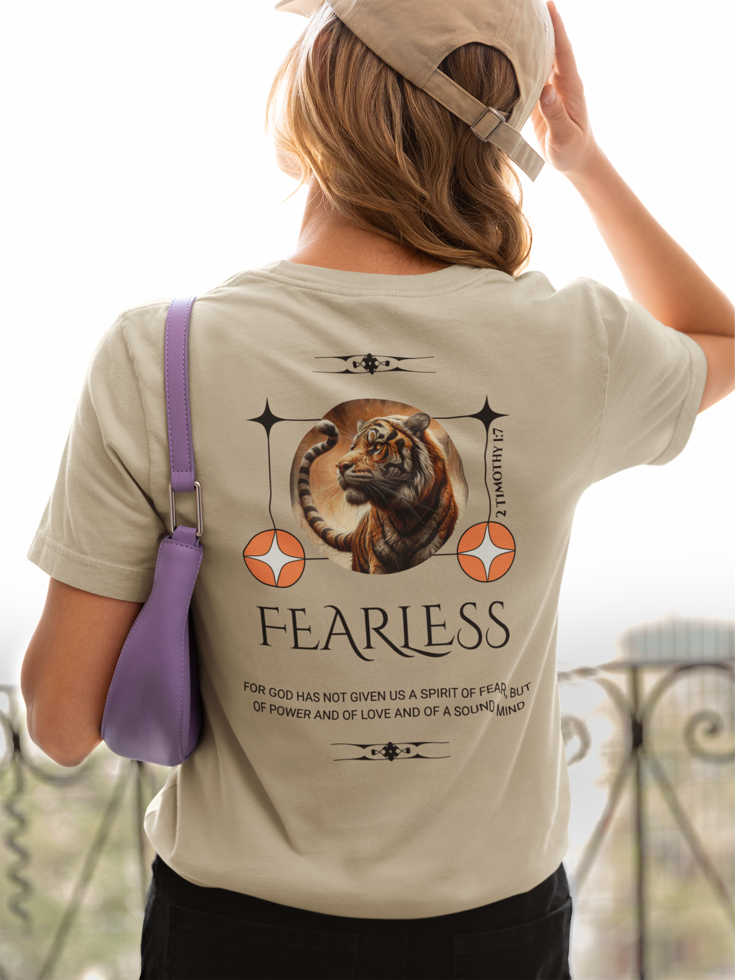 Fearless Tiger - 2 Timothy 1:7 - Unisex Tee