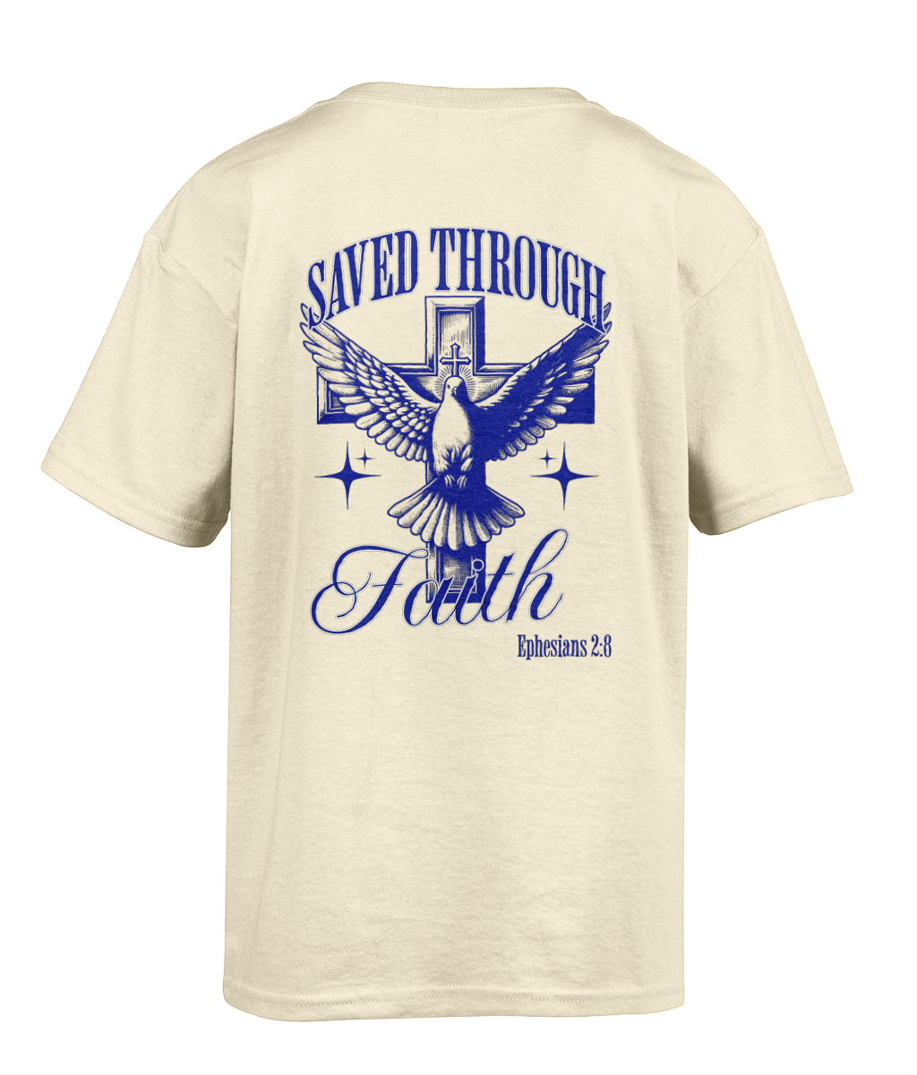 Saved Through Faith - Eph 2:8 - Unisex Tee