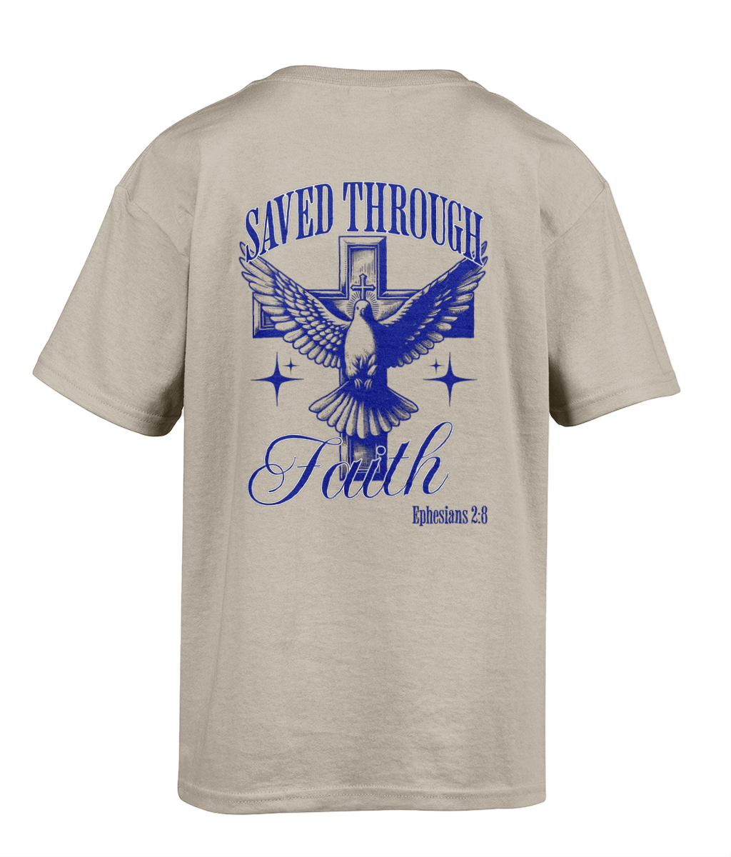 Saved Through Faith - Eph 2:8 - Unisex Tee