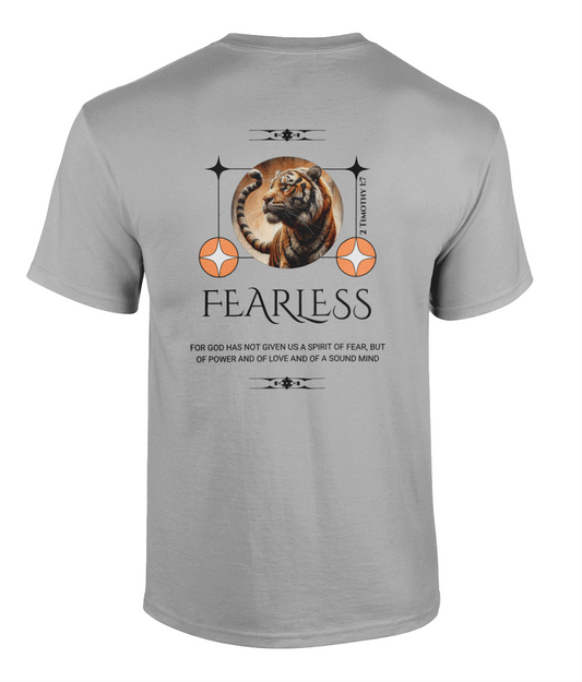 Fearless Tiger - 2 Timothy 1:7 - Unisex Tee