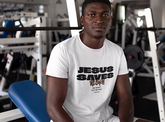 Jesus Saves Glory - Psalm 121:3 - Unisex Tee