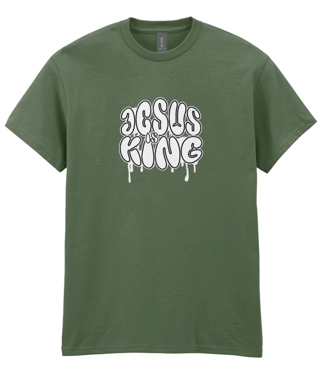 Jesus is King Drip Tee