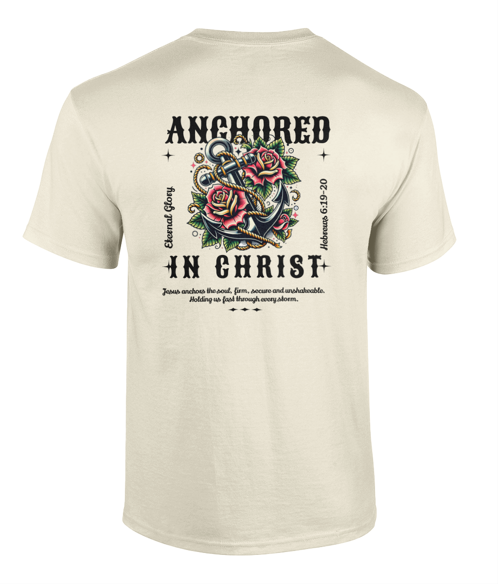 The Reborn Christian t-shirt featuring a floral faith-inspired graphic design by RisenKing