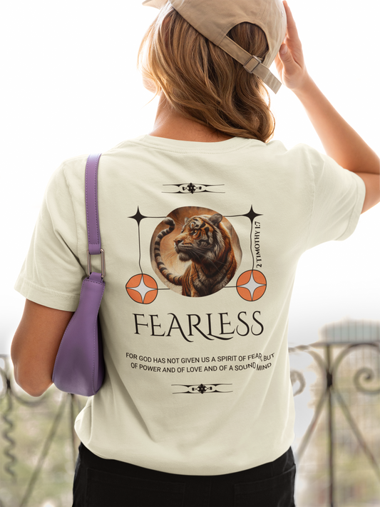 Fearless Tiger - 2 Timothy 1:7 - Unisex Tee