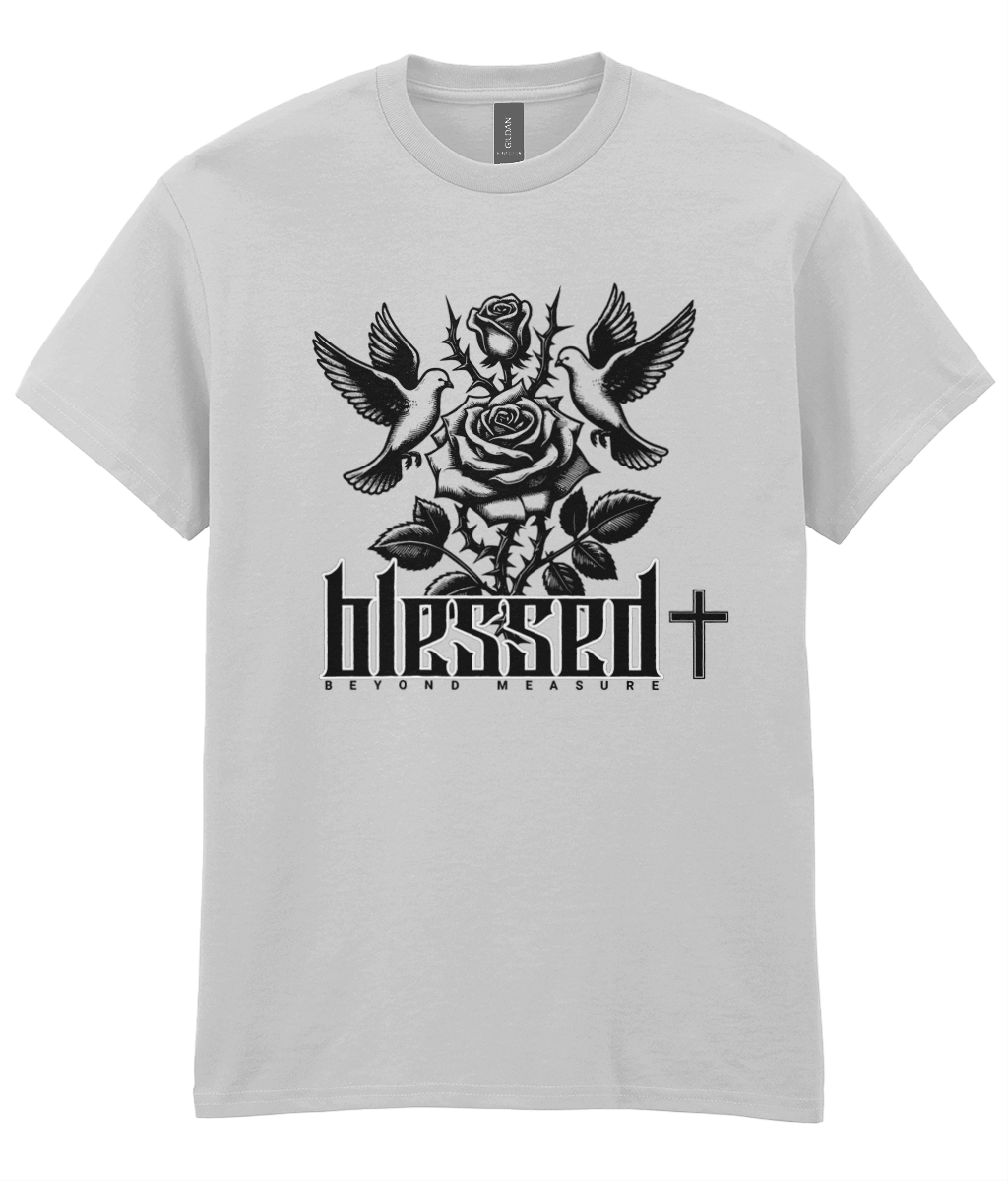 Ashes To Beauty Christian t-shirt featuring a floral faith-inspired graphic design by RisenKing