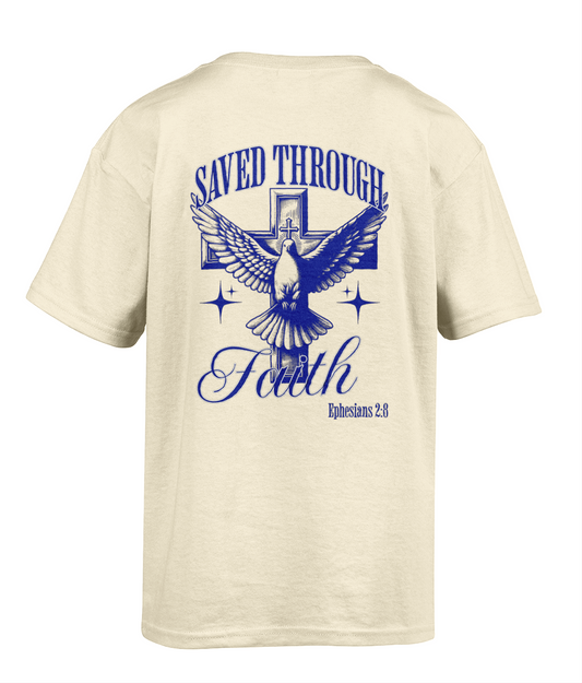 Saved Through Faith - Eph 2:8 - Unisex Tee